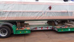 特殊トレーラー荷台伸長時（max5m迄）