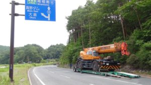 60tクレーン荷卸し3
