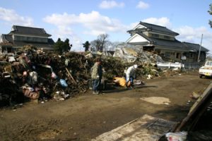 東日本大震災被災状況 東北急送 会長宅(佐藤辰男) 21