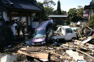 東日本大震災被災状況 東北急送 会長宅(佐藤辰男) 02