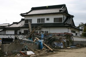 東日本大震災被災状況 東北急送 会長宅(佐藤辰男) 17