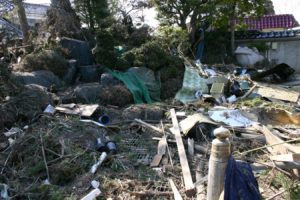 東日本大震災被災状況 東北急送 会長宅(佐藤辰男) 10