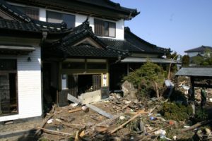 東日本大震災被災状況 東北急送 会長宅(佐藤辰男) 11