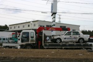 東日本大震災被災状況 2525ﾀｸｼｰ 39